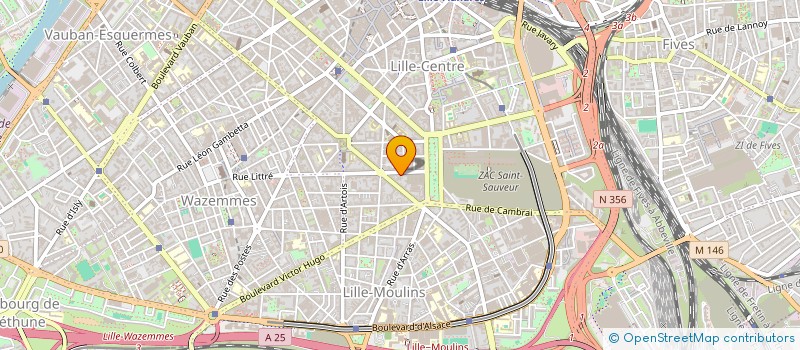 localisation de l'entreprise SCI LCCG à LILLE