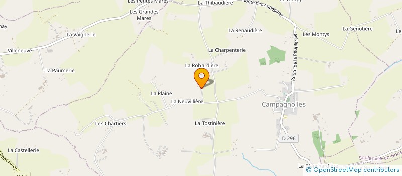 localisation de l'entreprise SCI LCCMJGAIO  CAMPAGNOLLES