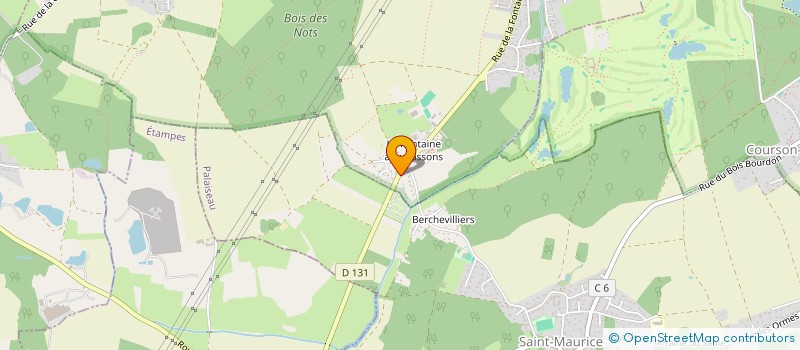 localisation de l'entreprise SCI LCCN  VAUGRIGNEUSE