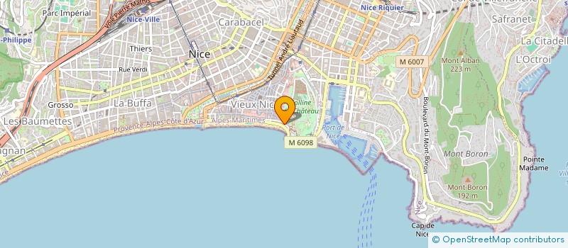 localisation de l'entreprise SCI LCCS  NICE