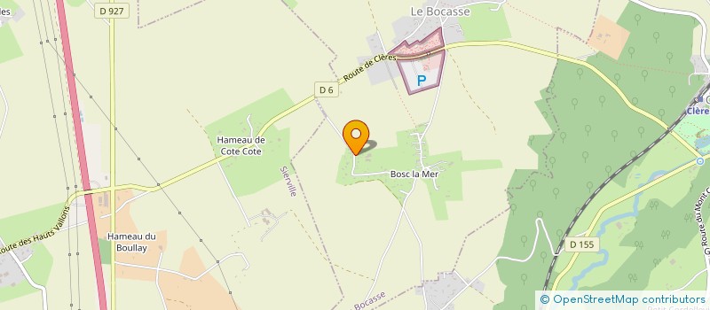 localisation de l'entreprise SCI LCCWML  LE BOCASSE