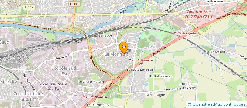 localisation de l'entreprise SCI LCD  CESSON-SEVIGNE