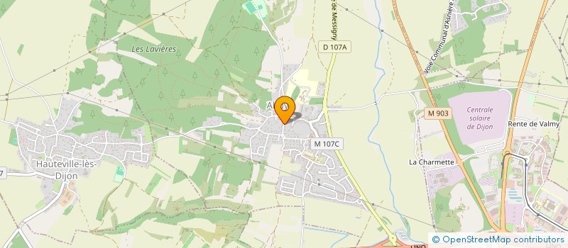 localisation de l'entreprise SCI LCD  AHUY