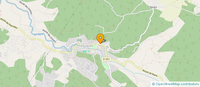 localisation de l'entreprise SCI LCDA  JOUQUES