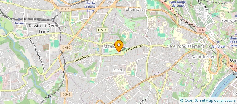 localisation de l'entreprise SCI LCDB  LYON