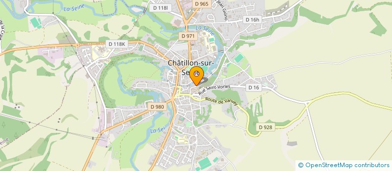 localisation de l'entreprise SCI LCDF  CHATILLON-SUR-SEINE