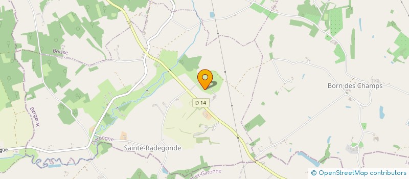 localisation de l'entreprise SCI LCEBD 2  MONMARVES