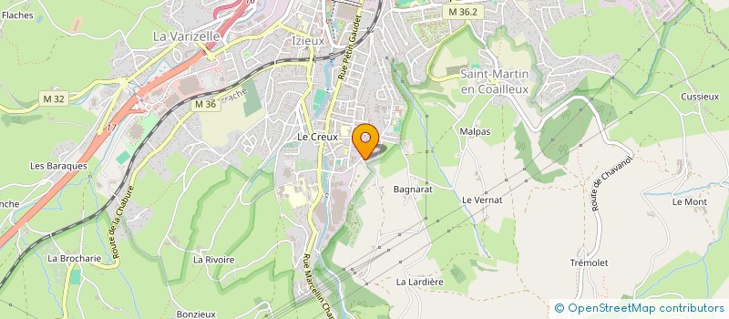 localisation de l'entreprise SCI LCG  SAINT-CHAMOND