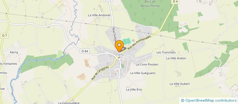 localisation de l'entreprise SCI LCG à PLELO