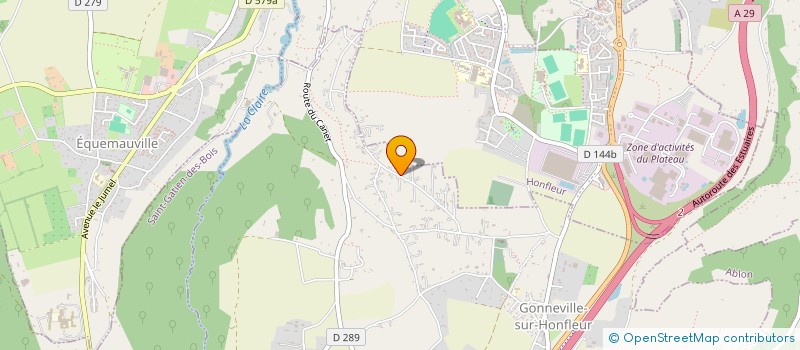 localisation de l'entreprise SCI LCG  GONNEVILLE-SUR-HONFLEUR