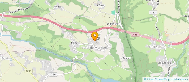 localisation de l'entreprise SCI LCG  VEREL-DE-MONTBEL