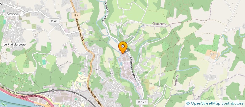 localisation de l'entreprise SCI LCG IMMO  VIENNE