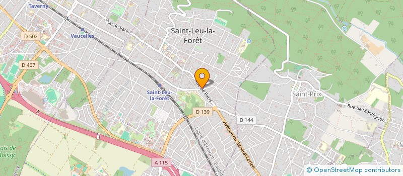 localisation de l'entreprise SCI LCH  SAINT-LEU-LA-FORET