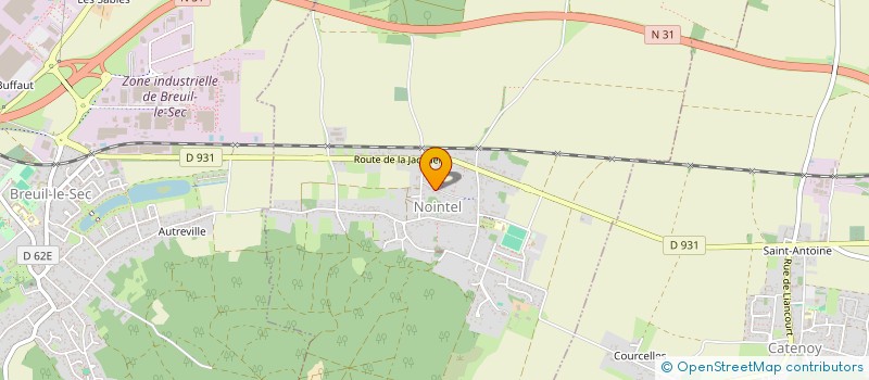 localisation de l'entreprise SCI LCJ  NOINTEL