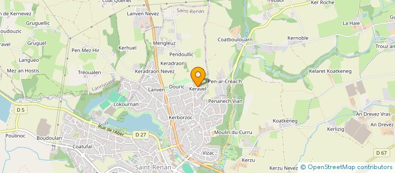 localisation de l'entreprise SCI LCJH IMMO  SAINT-RENAN