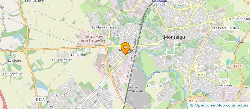 localisation de l'entreprise SCI LCJR à MONTAIGU-VENDEE