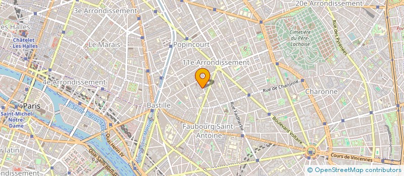 localisation de l'entreprise SCI LCL DALLERY  PARIS