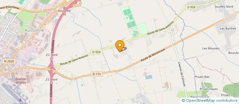 localisation de l'entreprise SCI LCLI  MONTAUBAN