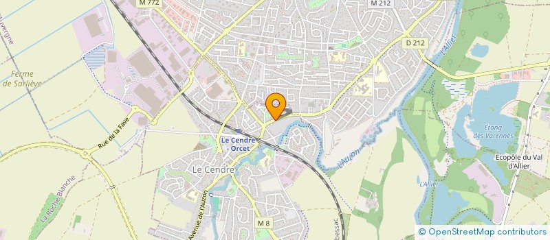 localisation de l'entreprise SCI LCLM  LE CENDRE