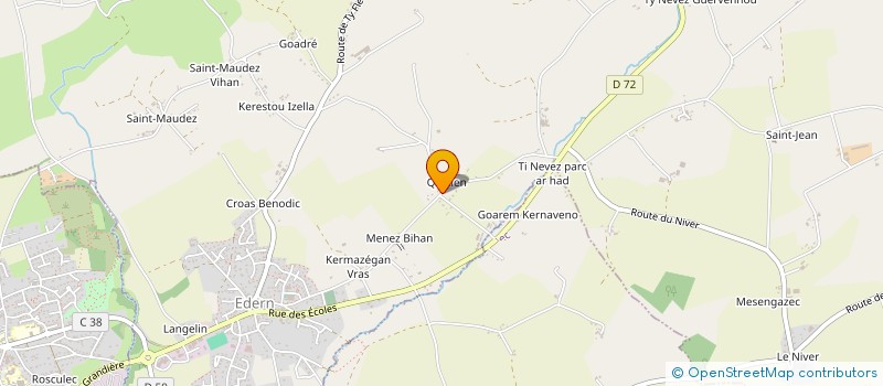 localisation de l'entreprise SCI LCLN  EDERN