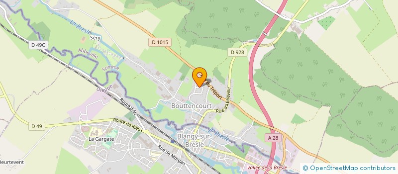 localisation de l'entreprise SCI LCM  BOUTTENCOURT