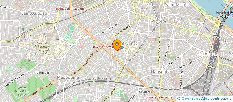 localisation de l'entreprise SCI LCM  BORDEAUX