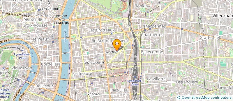 localisation de l'entreprise SCI LCM  LYON