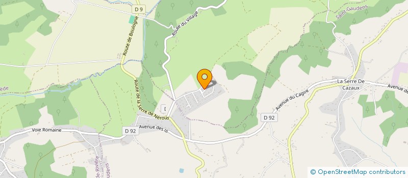 localisation de l'entreprise SCI LCM  SAUX-ET-POMAREDE