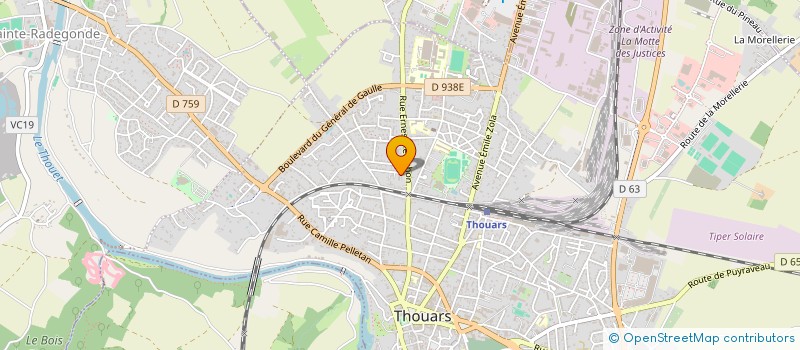 localisation de l'entreprise SCI LCMR IMMO  THOUARS