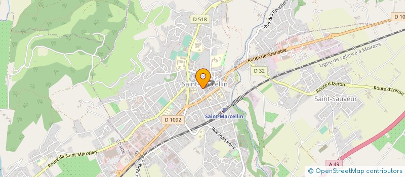 localisation de l'entreprise SCI LCO  SAINT-MARCELLIN