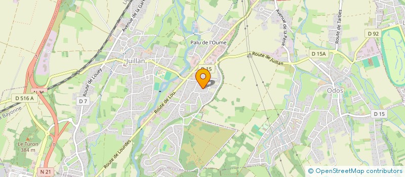 localisation de l'entreprise SCI LCP  JUILLAN