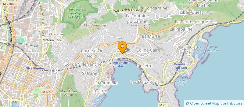 localisation de l'entreprise SCI LCR  NICE