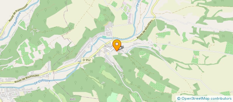 localisation de l'entreprise SCI LCR  ROUMOULES