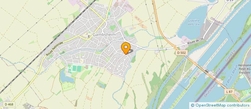 localisation de l'entreprise SCI LCR IMMO  GAMBSHEIM