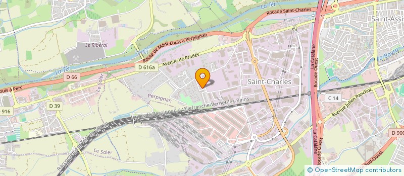 localisation de l'entreprise SCI LCRE  SAILLAGOUSE