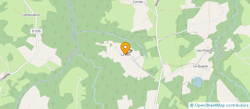 localisation de l'entreprise SCI LCRM  LA GOUTELLE