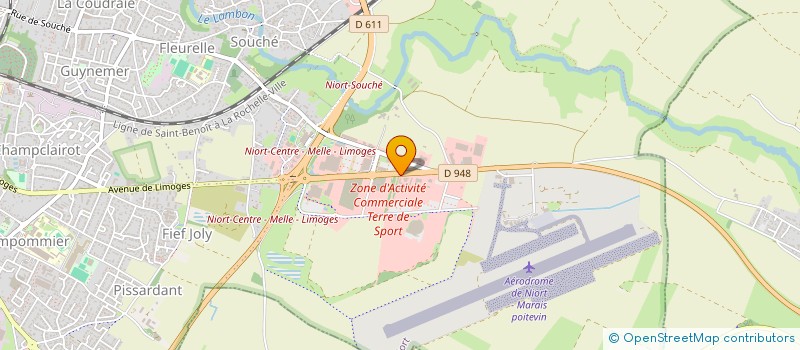 localisation de l'entreprise SCI LCS  NIORT