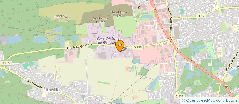 localisation de l'entreprise SCI LCS  RICHWILLER