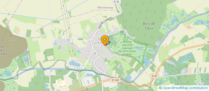 localisation de l'entreprise SCI LCS 59  VRED