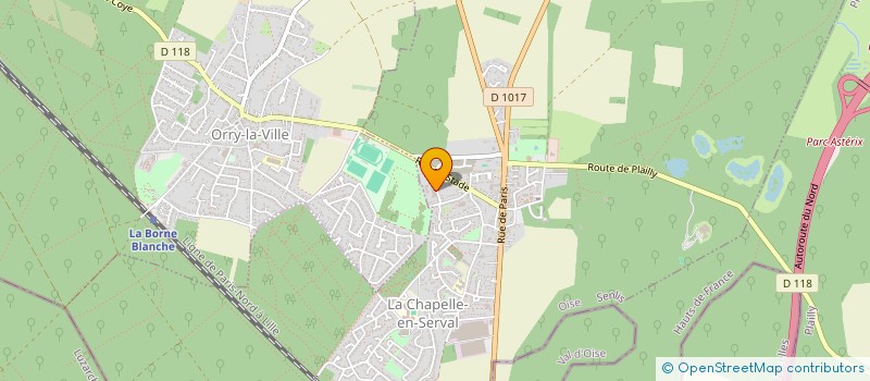 localisation de l'entreprise SCI LCS  LA CHAPELLE-EN-SERVAL