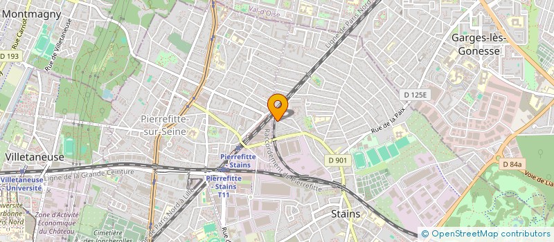 localisation de l'entreprise SCI LCS à STAINS