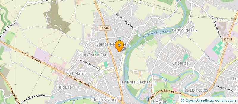 localisation de l'entreprise SCI LCSSION  NIORT