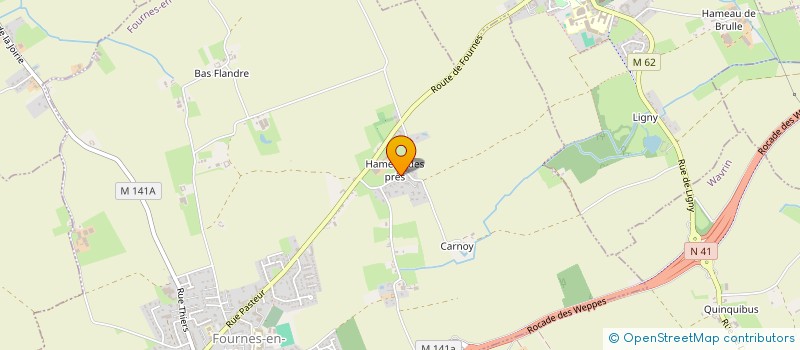 localisation de l'entreprise SCI LCSTELLIMMO  FOURNES-EN-WEPPES