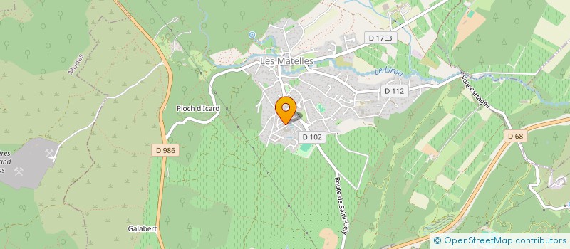 localisation de l'entreprise SCI LCTE  LES MATELLES