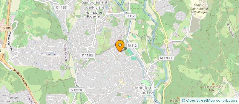 localisation de l'entreprise SCI LCV  MONTFERRIER-SUR-LEZ