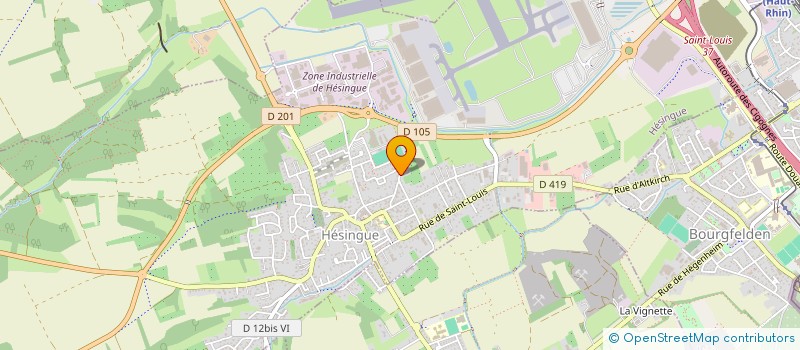 localisation de l'entreprise SCI LCV  HESINGUE