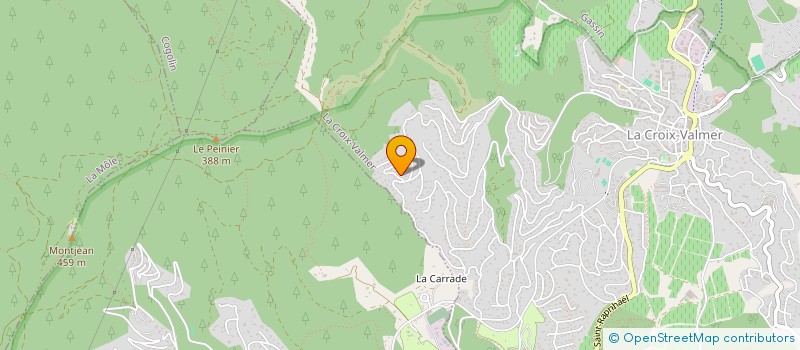 localisation de l'entreprise SCI LCV23  LA CROIX-VALMER