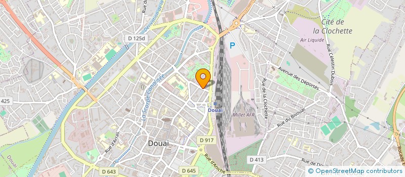 localisation de l'entreprise SCI LD à DOUAI