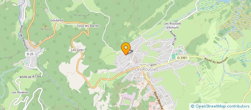 localisation de l'entreprise SCI LD  LES ROUSSES