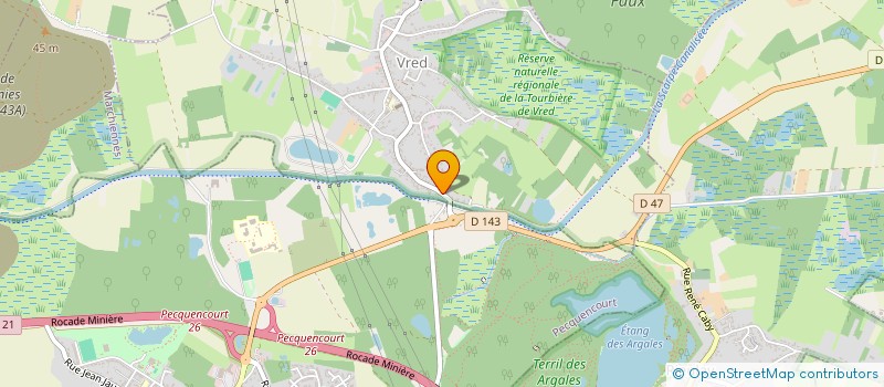 localisation de l'entreprise SCI LD  VRED